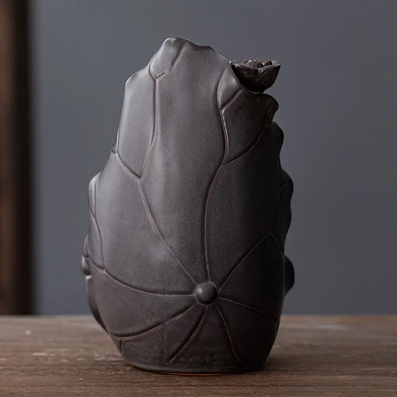 Lotus Flower Ceramic Incense Burner Home Decoration